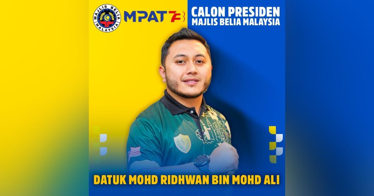 Gerakan Belia 4B Malaysia cadang Mohd Ridhwan sebagai calon Presiden MBM