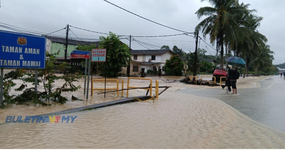 Hanya 2 jalan ditutup di Kota Tinggi akibat banjir