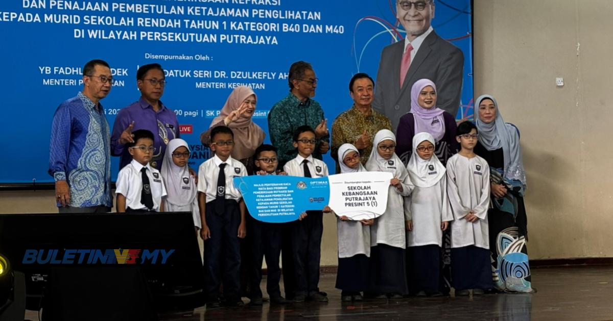 KPM, KKM perluas program pembetulan rabun murid Tahun 1 B40, M40