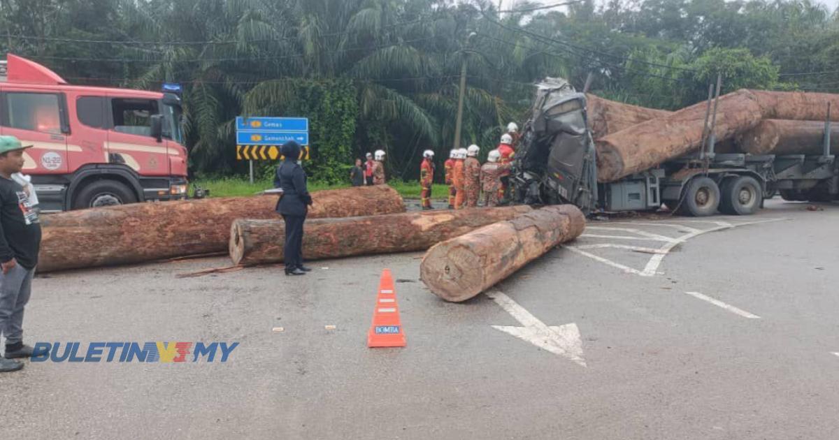 Pemandu lori balak maut, anak cedera dalam kemalangan dengan lori pasir