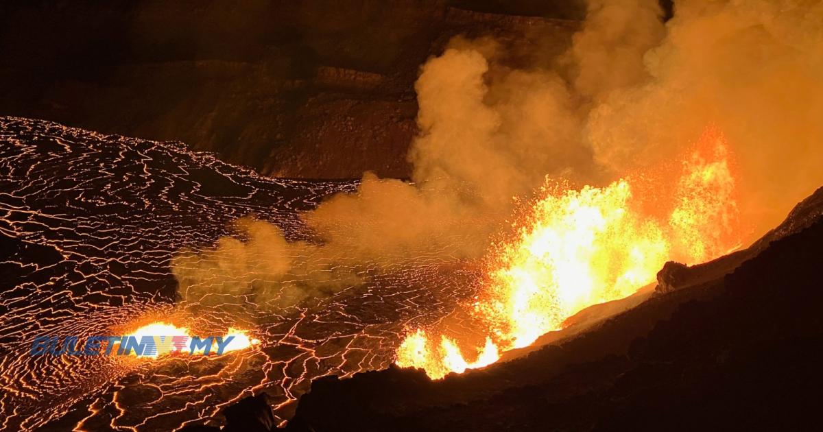 Gunung Berapi Kilauea di Hawaii muntahkan lahar