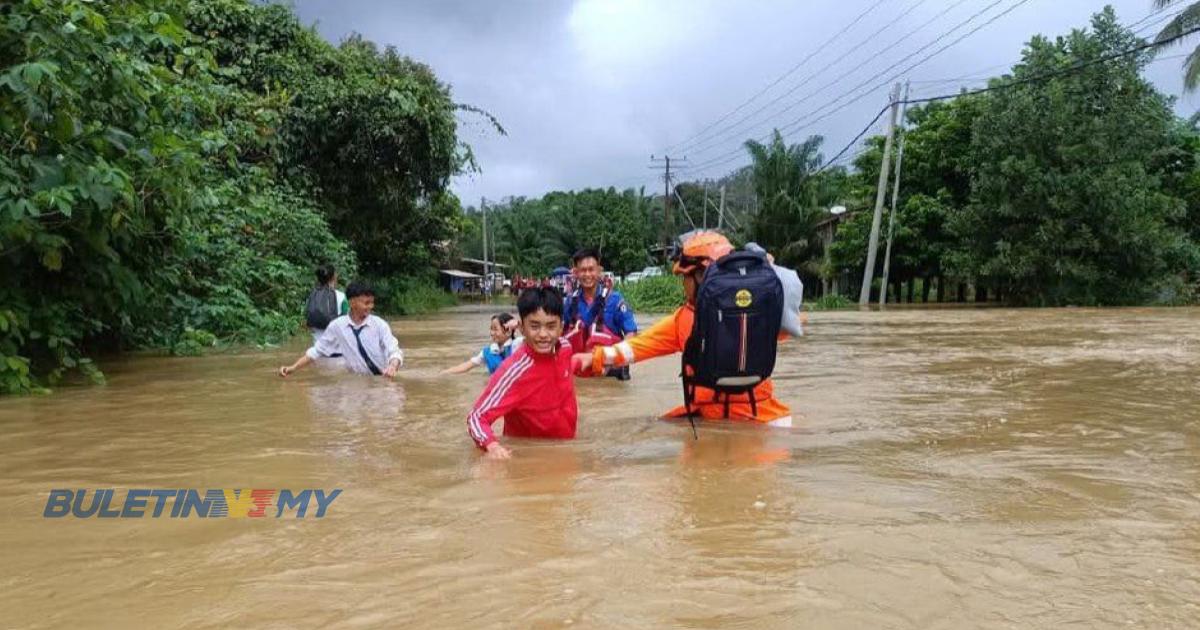 Mangsa banjir Sabah terus meningkat 1,054 malam ini