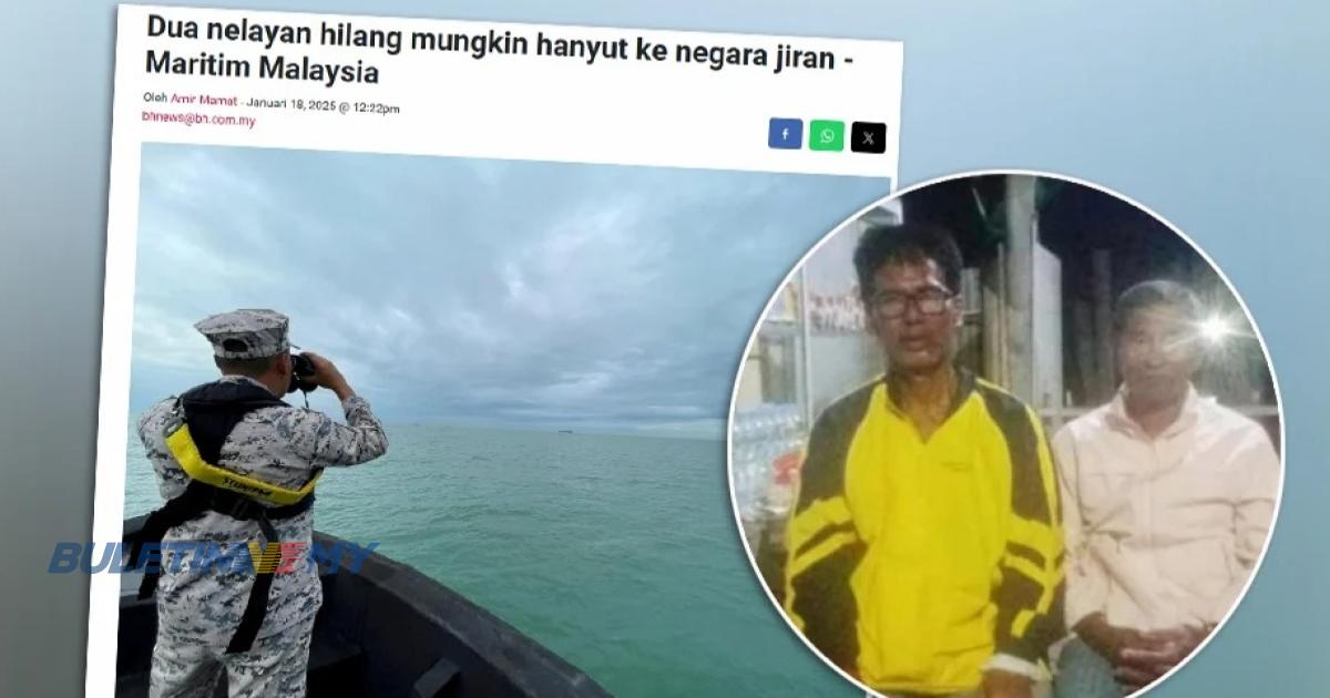 2 nelayan hilang di Melaka ditemui selamat di Dumai, Indonesia