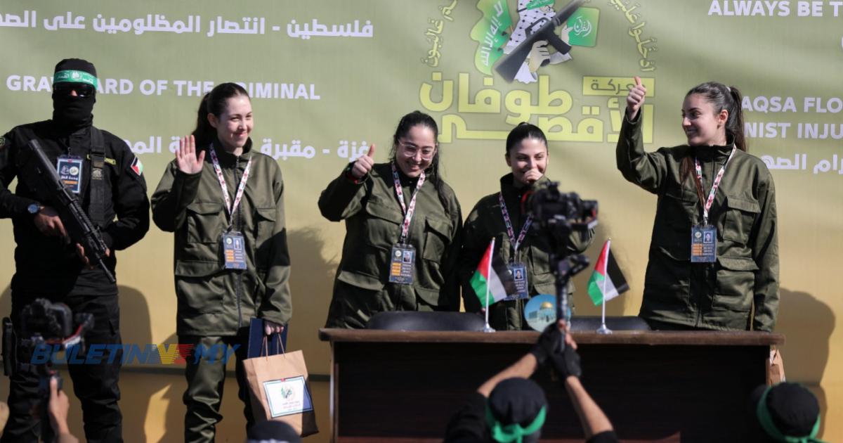 Hamas bebaskan 4 tentera wanita Israel