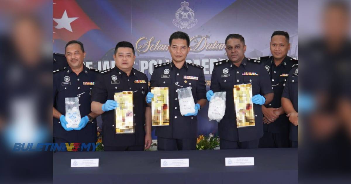 Lelaki ditahan bersama 3kg syabu bernilai hampir RM100,000