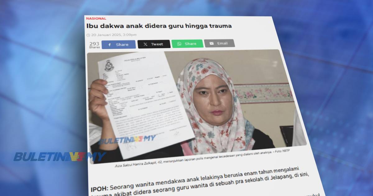 Polis rakam keterangan guru didakwa dera kanak-kanak lelaki