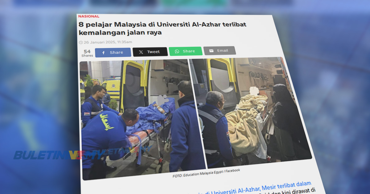 KLN, Kedutaan Besar Malaysia Kaherah, EME pantau penuntut Malaysia terbabit kemalangan di Mesir