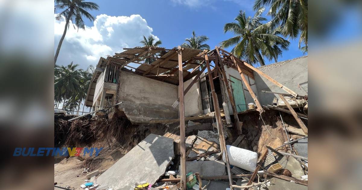 Hakisan Pantai Batu Rakit makin memburuk