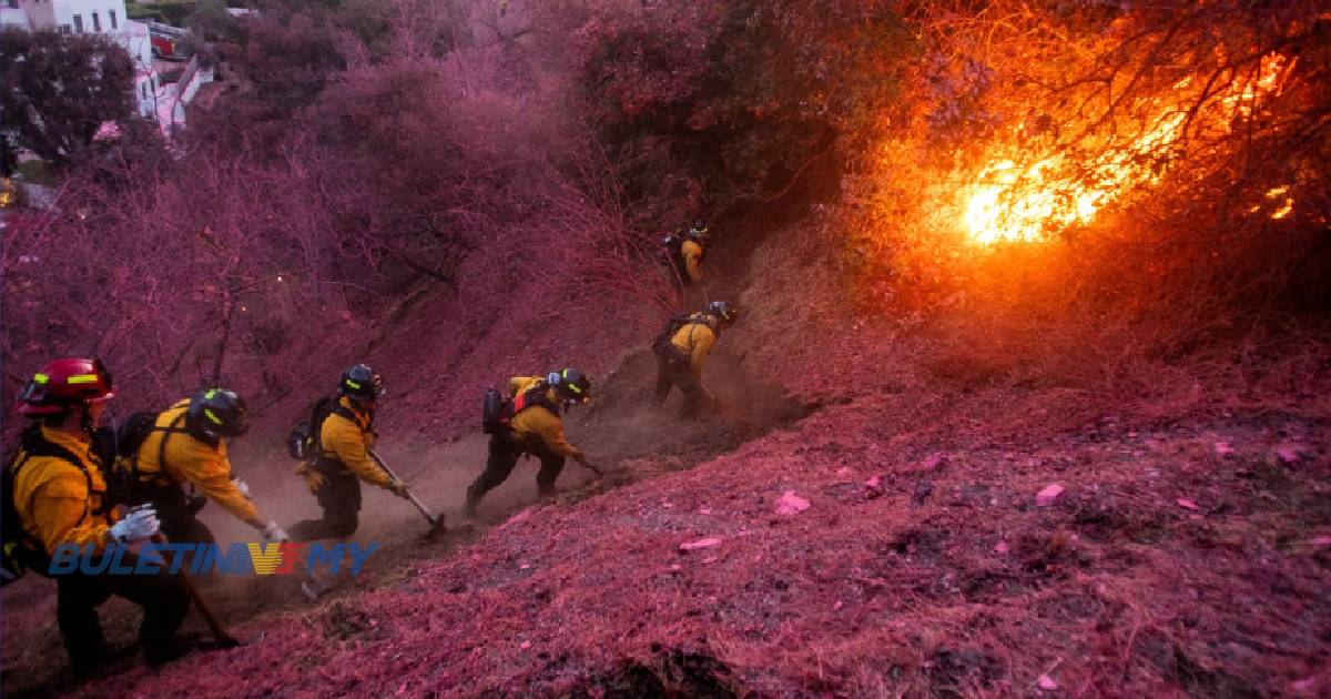 Korban kebakaran Los Angeles kini 24 orang