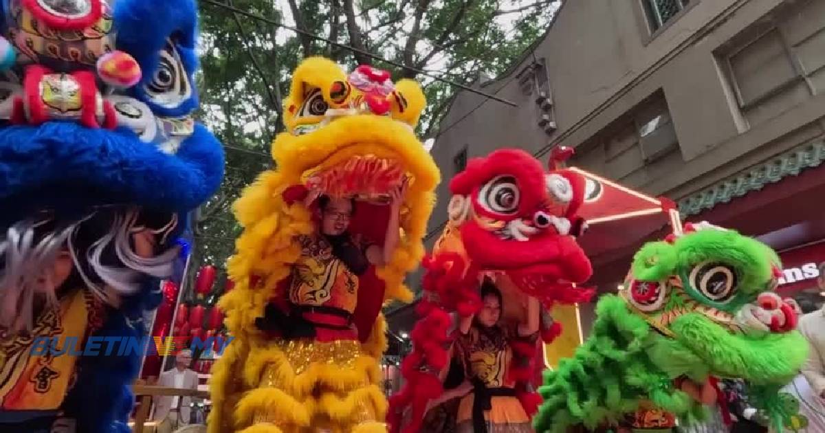 Perayaan Tahun Baharu Cina meriah di Chinatown Sydney