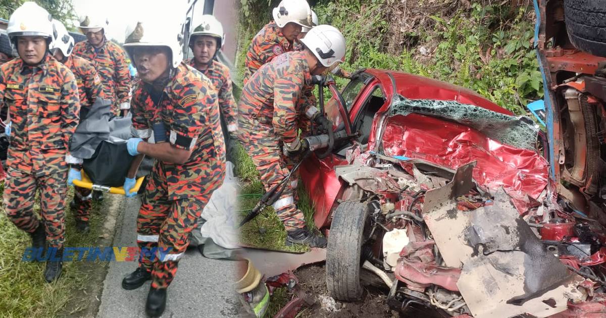 2 warga emas maut, kenderaan dinaiki bertembung lori