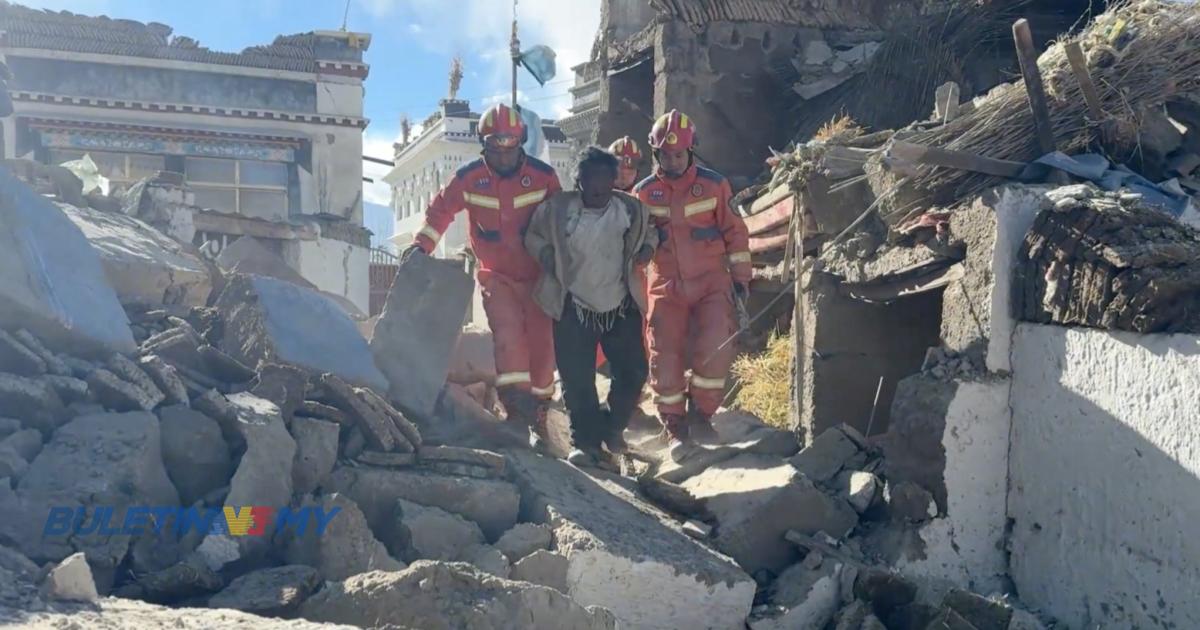 91 mangsa cedera gempa bumi Tibet masih dirawat di hospital