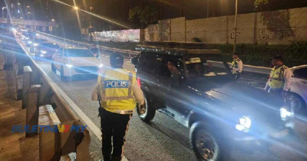 Ops Ambang Tahun Baharu: 9 pemandu mabuk ditahan di Johor