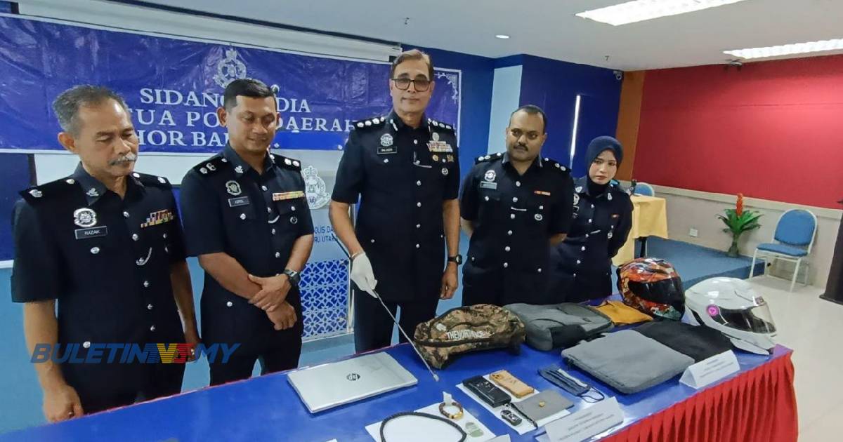 Polis tangkap 2 lelaki tidak sampai 6 jam selepas pecah rumah