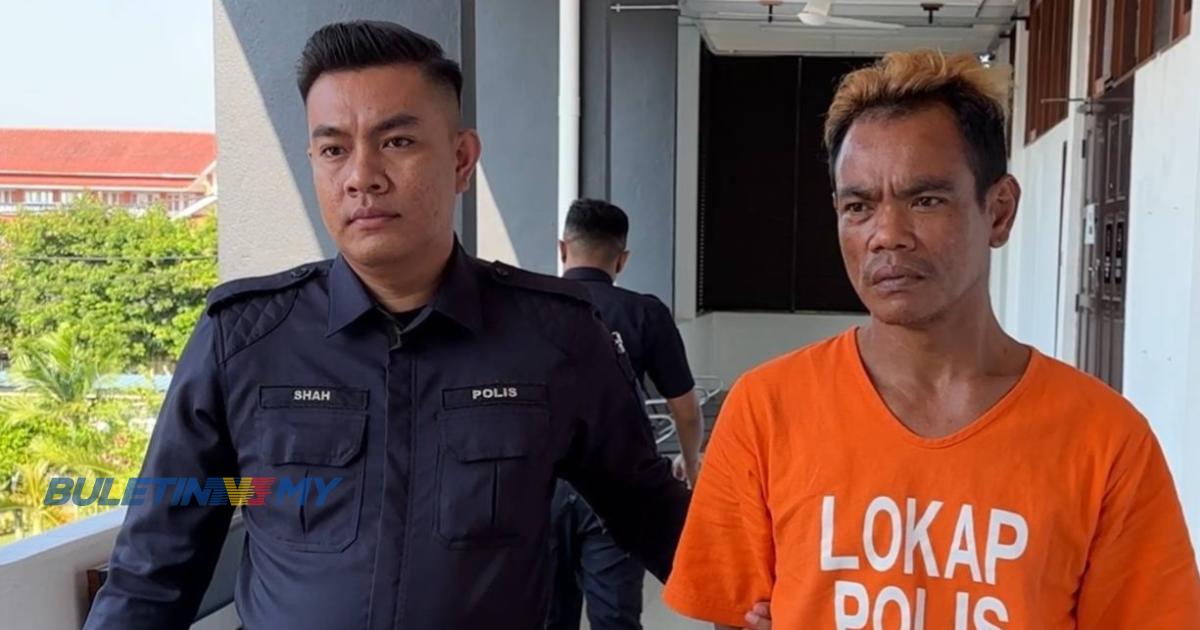 Nelayan didakwa pukul anak perempuan guna kayu kerana mandi sungai