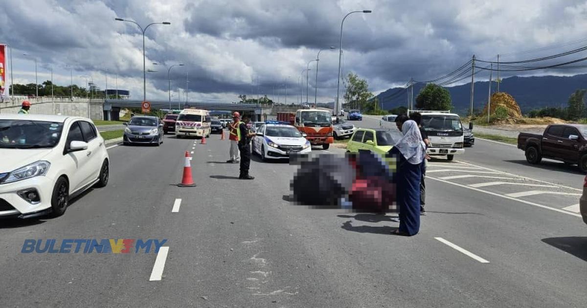 Warga emas maut dirempuh kereta ketika lintas jalan