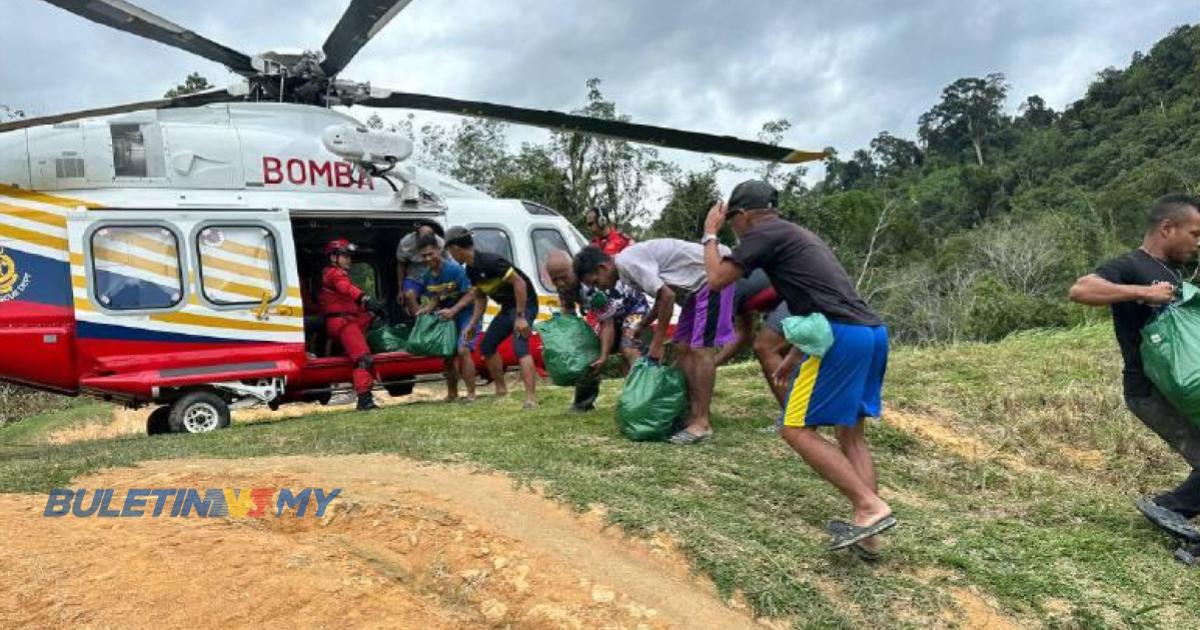 MTL: 20.8 tan makanan dihantar ke 5 kampung Orang Asli