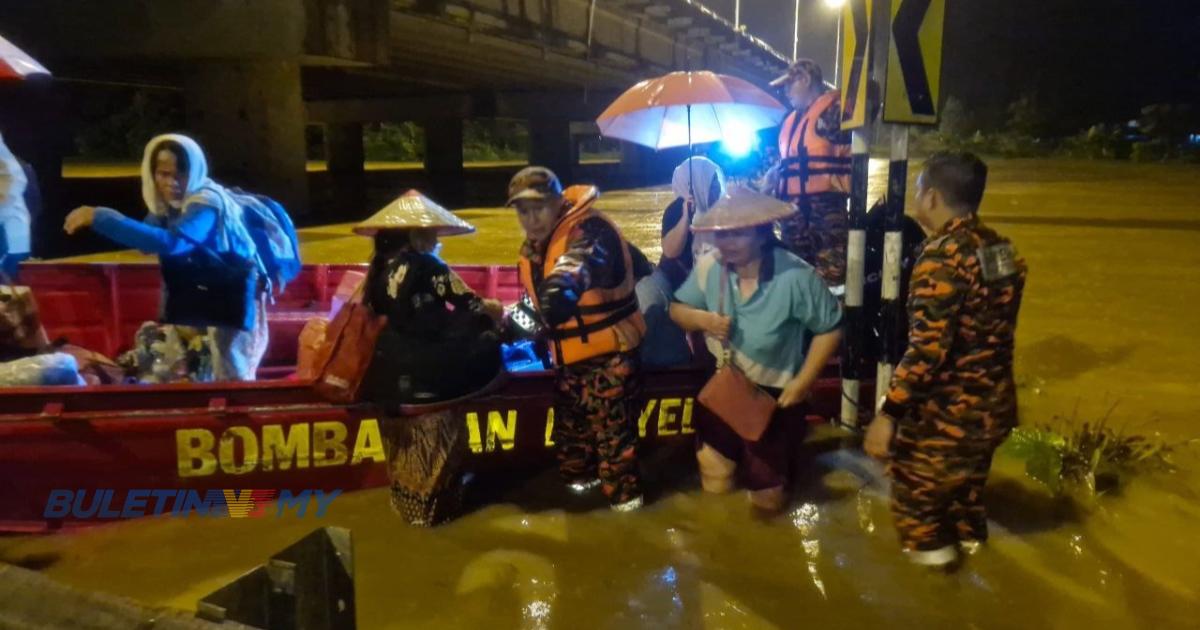 5,002 mangsa banjir berlindung di 43 PPS di Sarawak