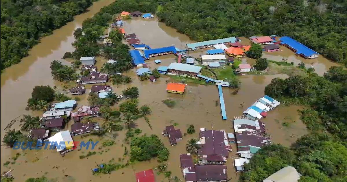 Jumlah mangsa banjir di Sarawak meningkat 11,000