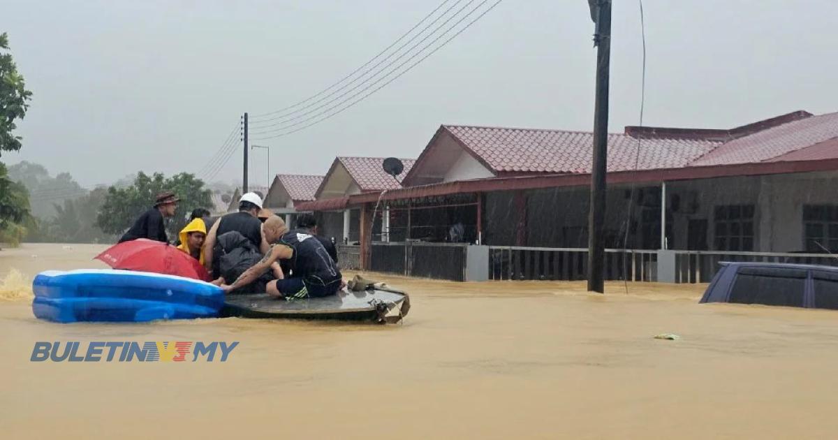 Lebih 12,000 mangsa terjejas banjir di Sabah, Sarawak