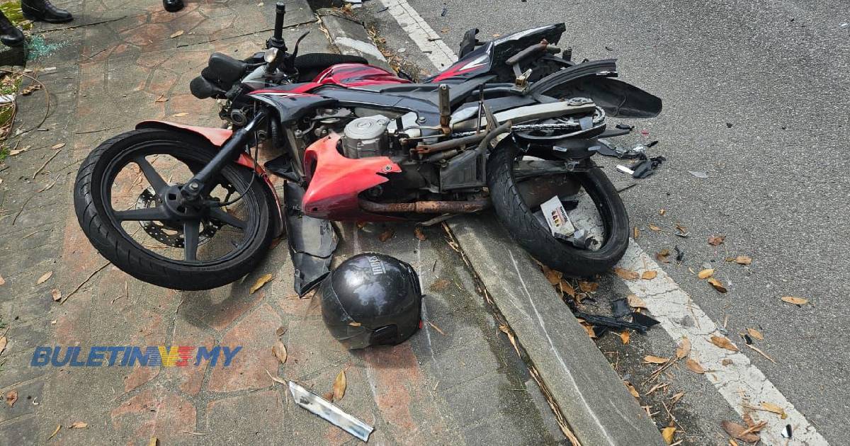 Penunggang motosikal maut dalam nahas 4 kenderaan