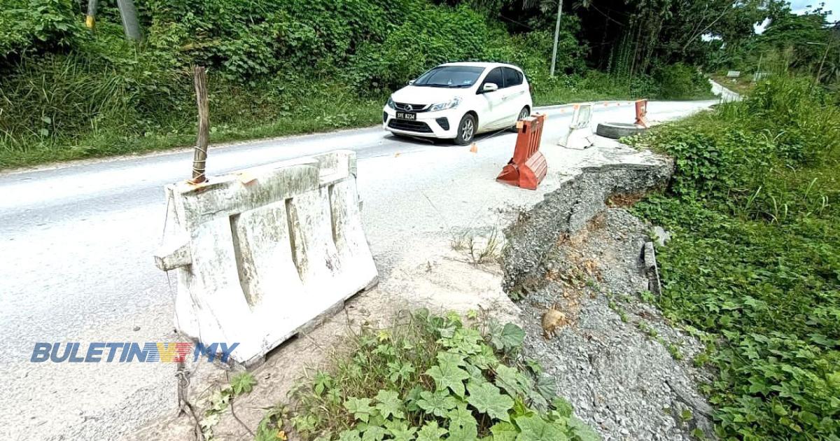 Penduduk 7 kampung ambil risiko lalui jalan runtuh