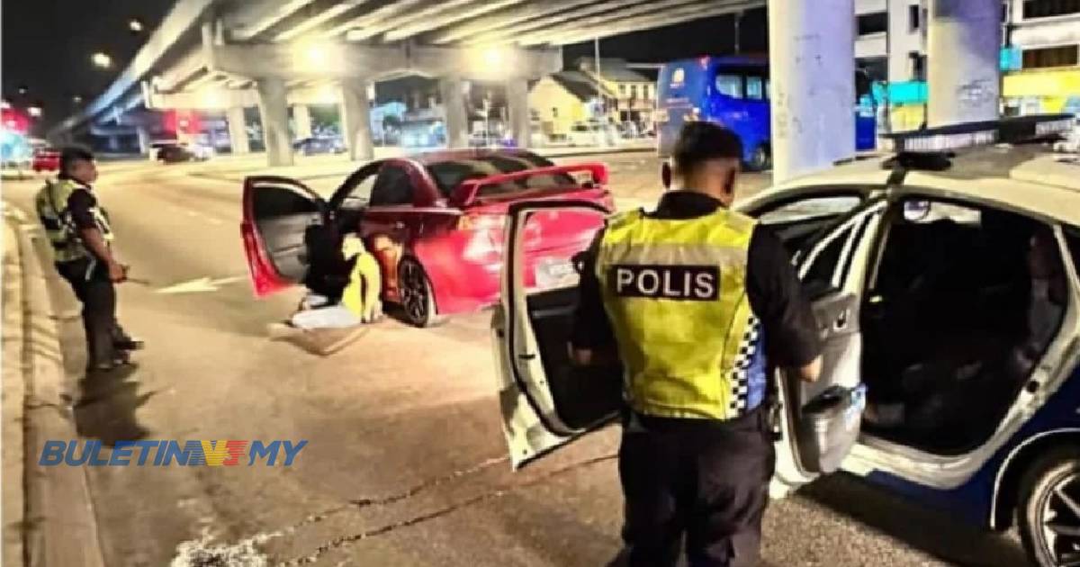 Polis tahan dua lelaki ‘lalok’ selepas kejar 20 minit