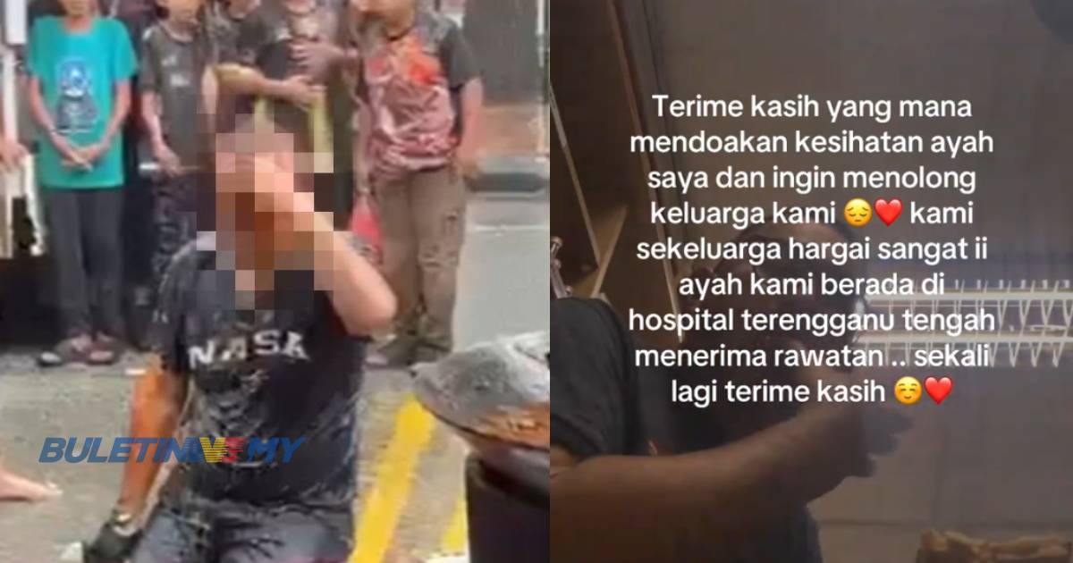 ‘Terima kasih doakan kesihatan ayah saya’