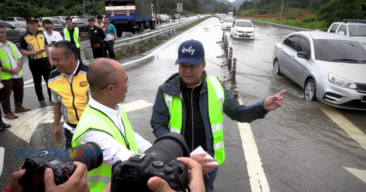 4 Laluan Lebuhraya Pan Borneo dinaiki air masih selamat dilalui