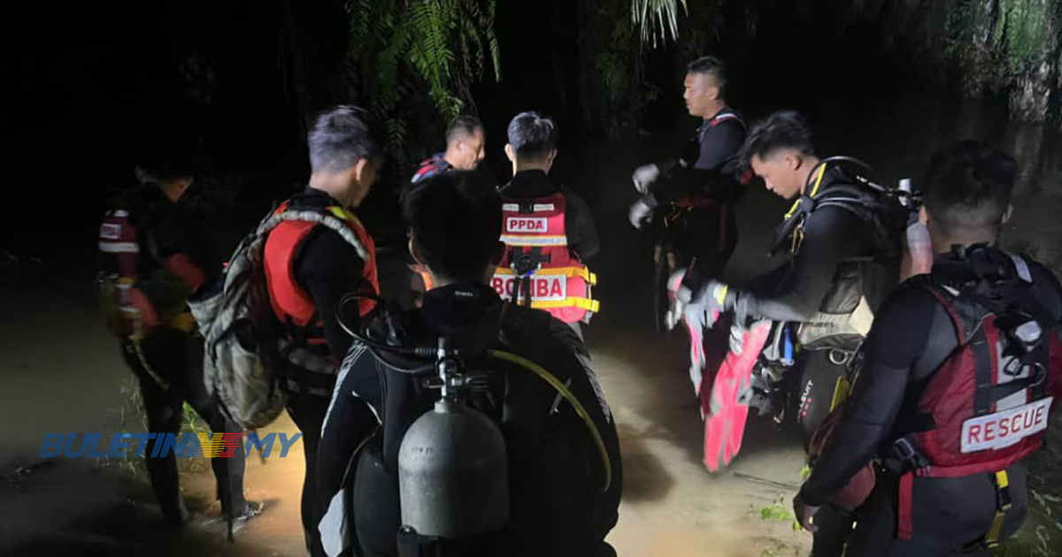 3 maut kereta terbabas ke kolam takungan banjir