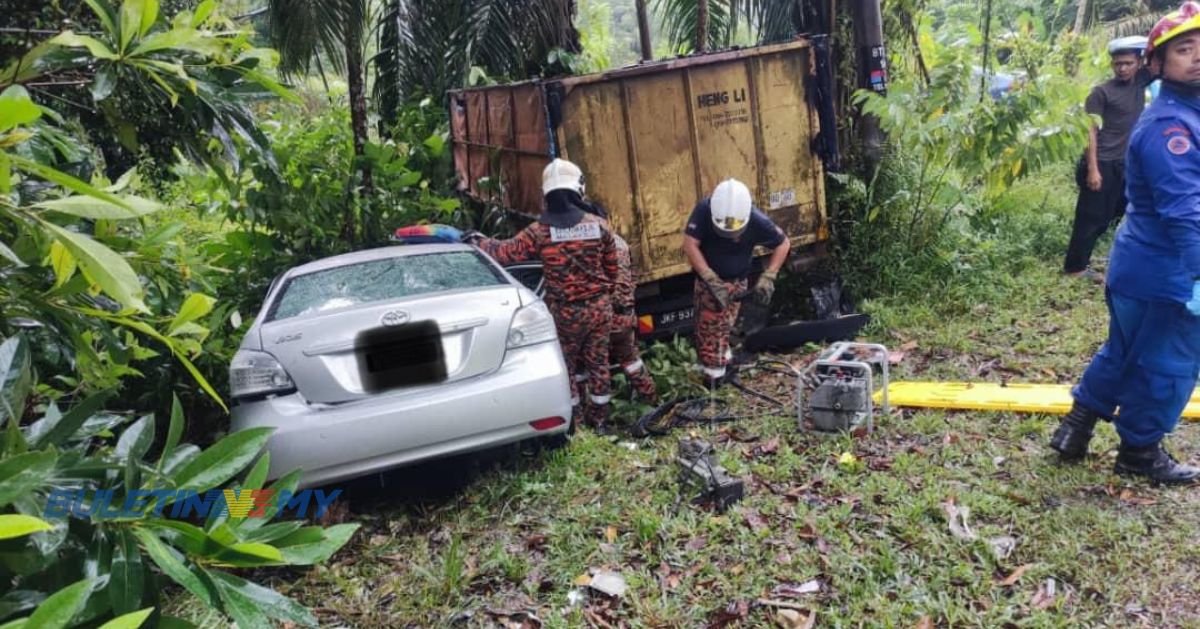 Toyota Vios masuk laluan bertentangan sebelum rempuh lori, punca nahas 4 maut