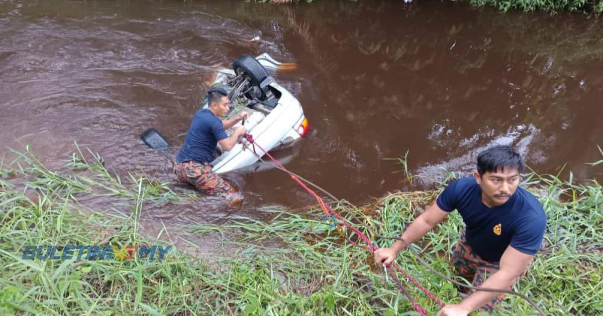 Misteri kereta dalam parit terjawab, pemandu maut di tempat kejadian