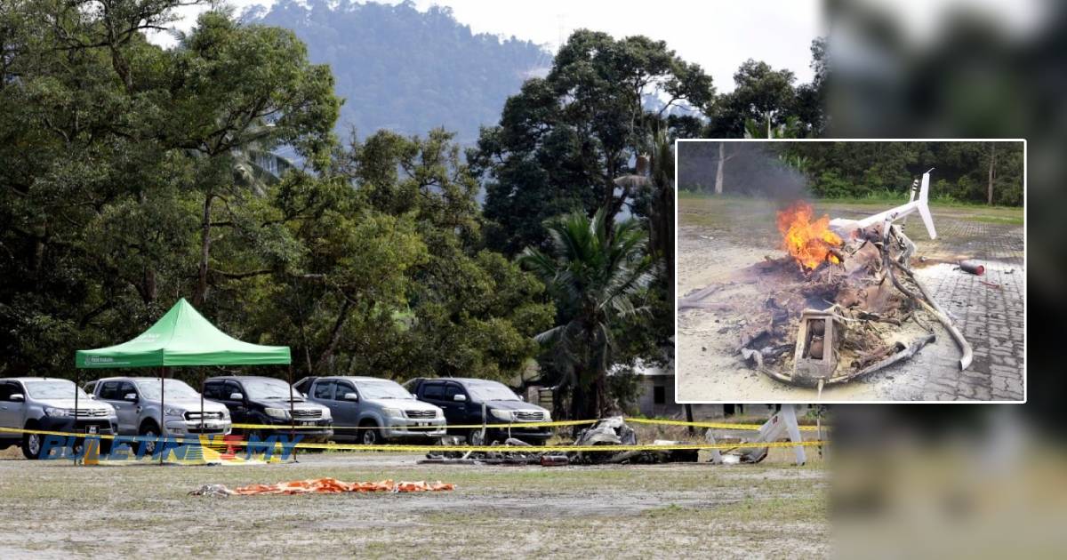 [VIDEO] Nahas Helikopter: BSKU lakukan siasatan di lokasi