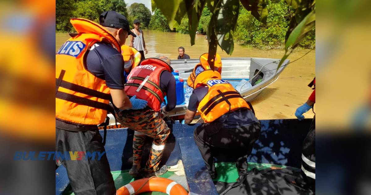 Warga emas dilaporkan hilang dalam insiden bot karam ditemui lemas