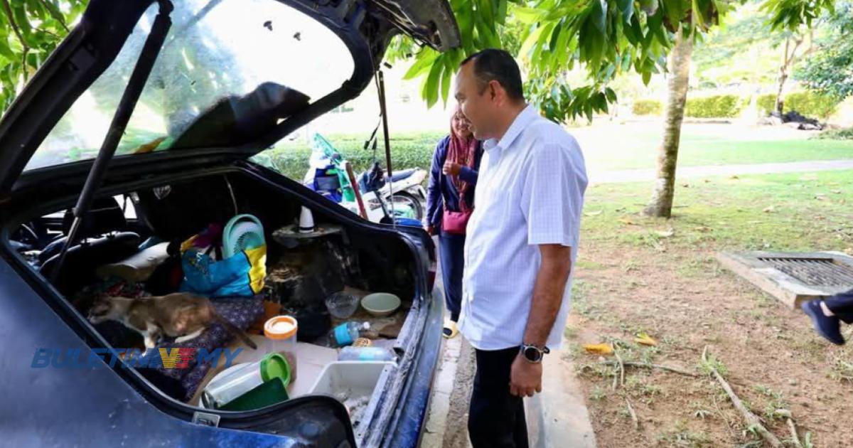 Keluarga nomad hidup dalam kereta ditempatkan di PPR Kempas Permai – EXCO Johor