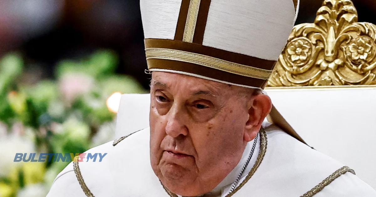 Pope Francis bermalam di hospital bagi rawatan jangkitan pada pernafasan