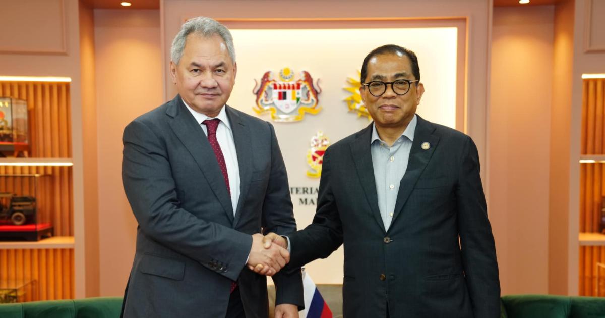 Khaled bertemu Shoigu, bincang kerjasama pertahanan Malaysia-Rusia