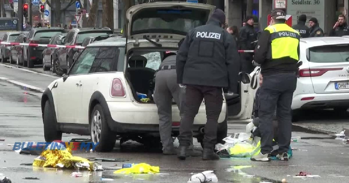 20 cedera selepas kereta rempuh orang ramai di Munich