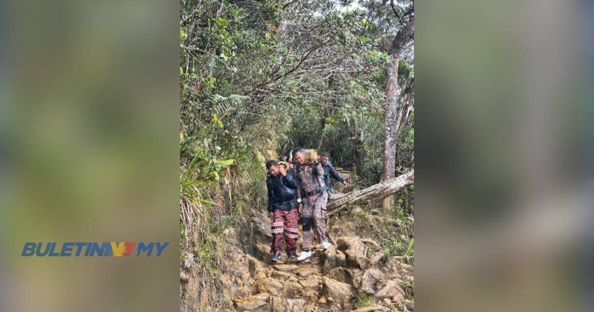 Pendaki warga British meninggal dunia ketika turun Gunung Kinabalu