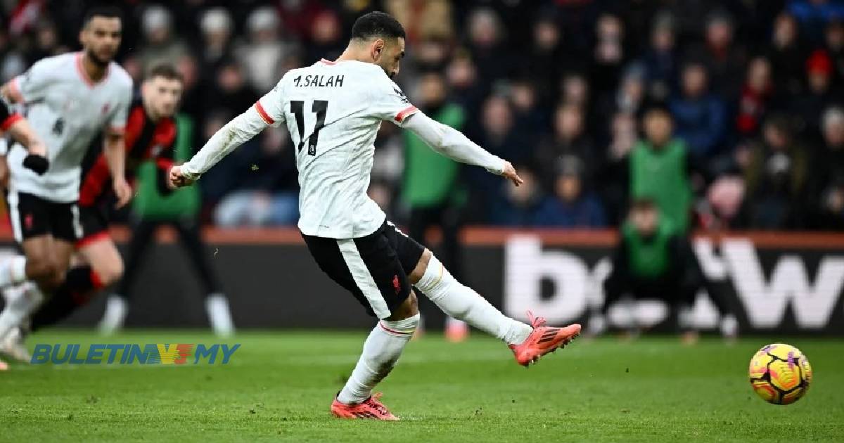 Salah hampiri rekod jaringan terbanyak EPL milik Aguero