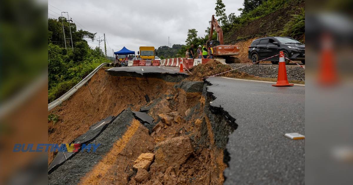 JKR diminta pantau pergerakan tanah di Jalan Song-Temalat-Kanowit