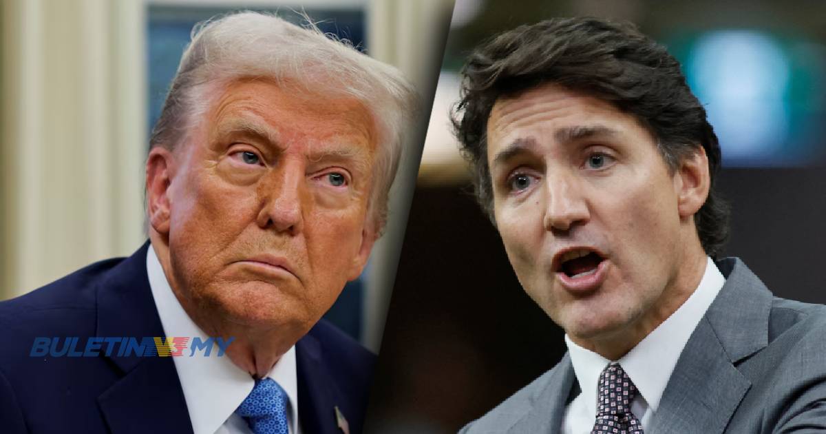 Trump tangguh tarif import Kanada, Trudeau umum pelan sempadan Kanada-AS