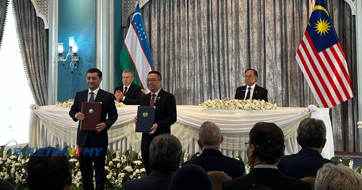 Anwar, Mirziyoyev saksikan 7 pertukaran dokumen Malaysia-Uzbekistan