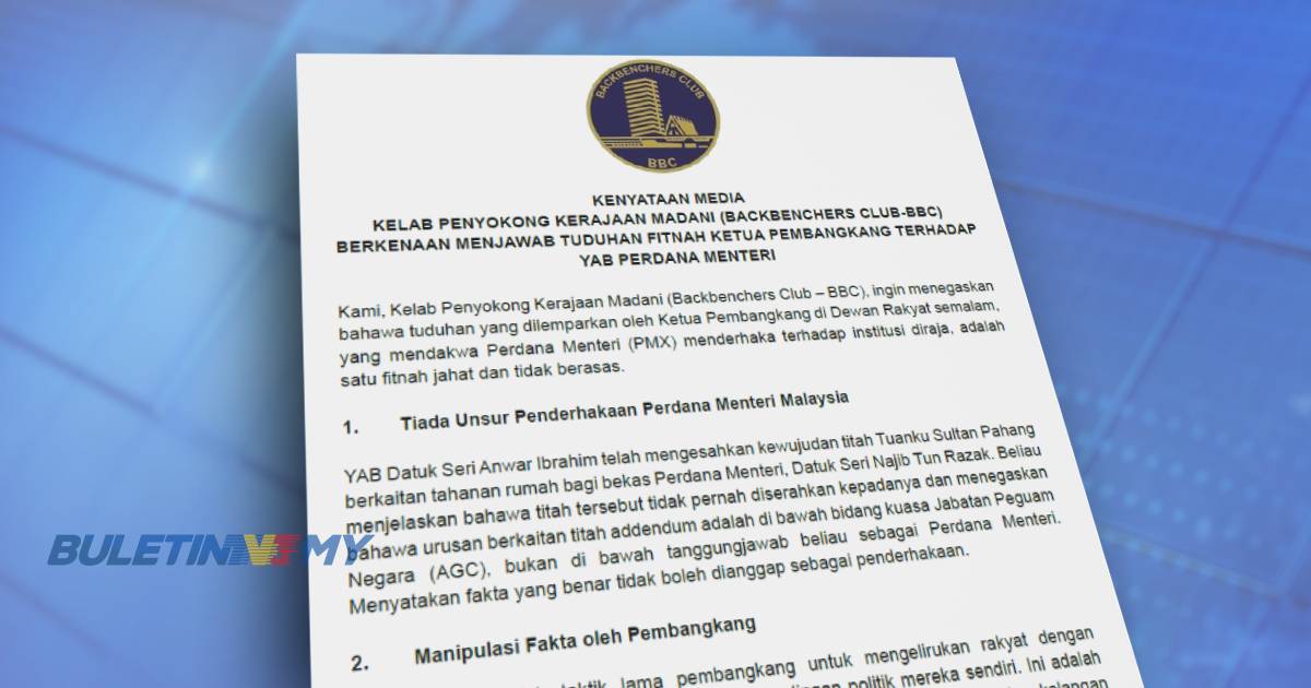 Dakwaan derhaka terhadap institusi diraja adalah fitnah tidak berasas – BBC