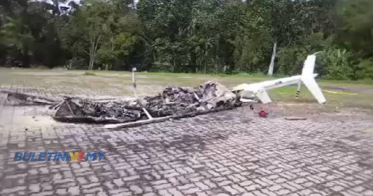 [TERKINI] Seorang maut, helikopter terhempas di Bentong