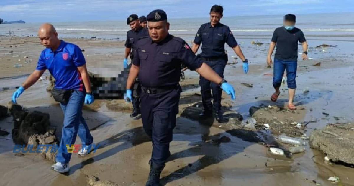 Mayat lelaki ditemui terdampar di Pantai Gorongon