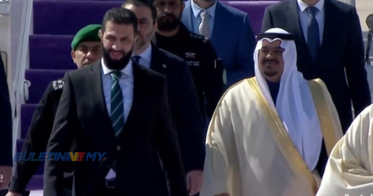 Presiden Peralihan Syria tiba di Arab Saudi untuk Lawatan rasmi pertama