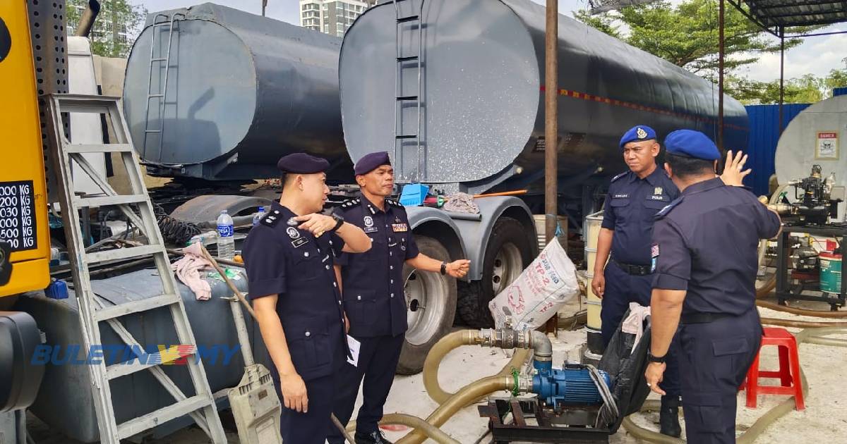 Sindiket seleweng minyak diesel bersubsidi di Johor Bahru tumpas