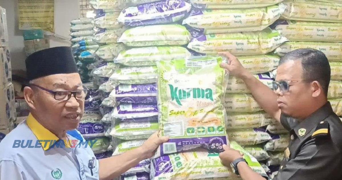 Perlis mula terima 30 tan metrik bekalan beras putih tempatan