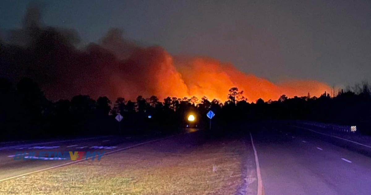 Kebakaran musnahkan lebih 1,600 hektar tanah di South Carolina